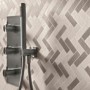 RAGNO CERAMICHE TERRACRUDA MOSAICO DÉGRADÉ CALCE/LUMIÈRE 33.2X128.8