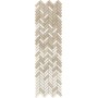 RAGNO CERAMICHE TERRACRUDA MOSAÏQUE DÉGRADÉ SABLE/LEGER 33.2X128.8