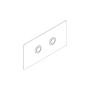 AQUAELITE ROCK SOFFIONE INCASSO A CONTROSOFFITTO 850X540MM C/ELETTROVALVOLA SF001 C
