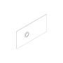 AQUAELITE ROCK SOFFIONE INCASSO À CONTRE-PLAFOND 850X540MM MONOGETTO PLUIE SF111 B