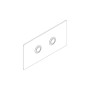 AQUAELITE ROCK SOFFIONE INCASSO A CONTROSOFFITTO 550X400MM 2 FONCTIONS C/ELECTROVANNE SF012 C
