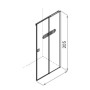 CÔTÉ COULISSANT x OTTO ANGLE PORTE COULISSANTE + CÔTÉ FIXE
