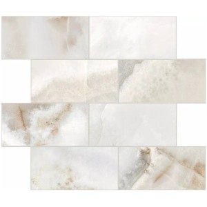 REVES REVE NOISETTE GLOSSY MURETTO SFALSATO 30X30 - 6MM