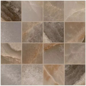 REVES REVE CHOCO GLOSSY MOSAICO 30x30 - 6MM