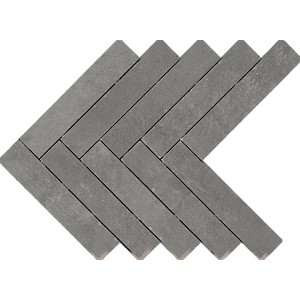 RAGNO CERAMICHE BOOM MOSAÏQUE EN ÉPI DE POISSON PLOMB 44.9x61.6
