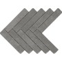 RAGNO CERAMICHE BOOM MOSAÏQUE EN ÉPI DE POISSON PLOMB 44.9x61.6