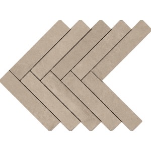 RAGNO CERAMICHE BOOM MOSAÏQUE EN ÉPI DE POISSON SABLE 44.9x61.6