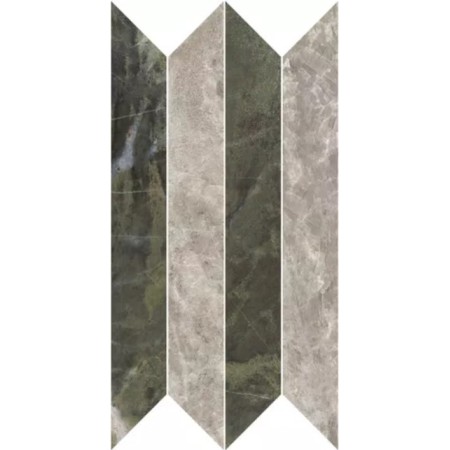 HERITAGE LUXE PICKET MIX (CLOUD+EMERALD) 30X60 - 6MM