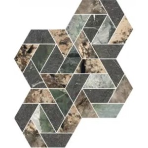 HERITAGE LUXE MAZE MIX (BROWN+EMERALD+FLAME) 39X49 - 6MM