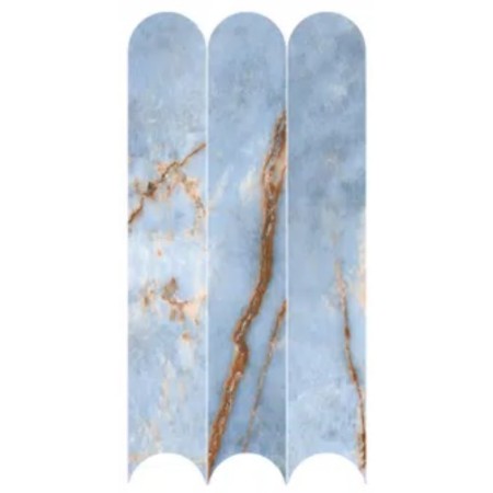 HERITAGE LUXE TRINITY AZURE GLOSSY 30X60 - 6MM