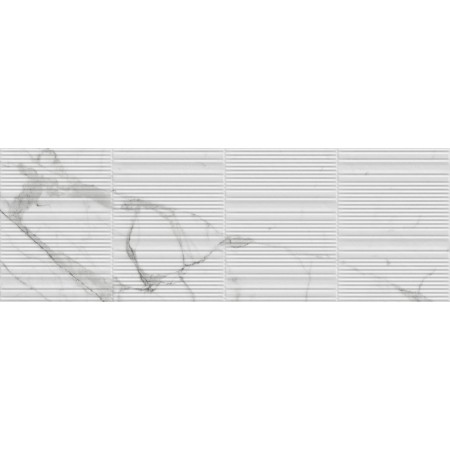 FABULA WALL STATUARIO STRUTTURA 3D GENTLE MATT 33X100 Rectifié
