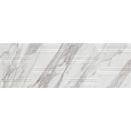 FABULA WALL CALACATTA STRUTTURA 3D GENTLE MATT 33X100 Rectifié