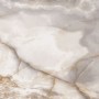 TAVOLO ATRIUM KERAMIK PREMIUM ROUND 160X73,5H BASE CRISTALLO MIROIR COUTURE BRONZE - PROFIL BRONZE BROSSÉ
