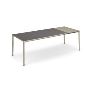 TAVOLO BOULEVARD DRIVE 160/220x90x75h - BASE TITANIUM