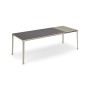 TAVOLO BOULEVARD DRIVE 160/220x90x75h - BASE TITANIUM