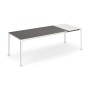 TAVOLO BOULEVARD DRIVE 160/220x90x75h - BASE PEARL