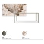 TAVOLO BOULEVARD KERAMIK 160X90X75H - BASE TITANE