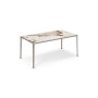 TAVOLO BOULEVARD KERAMIK 200X100X75H - BASE TITANE