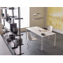 TAVOLO BOULEVARD KERAMIK 180X90X75H - BASE PEARL