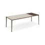 TAVOLO BOULEVARD ARGILE DRIVE 160/220X90X75H - PIANO OSLO
