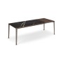 TAVOLO BOULEVARD KERAMIK DRIVE 160/220x90x75h - BASE BRONZE
