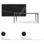 TAVOLO BOULEVARD KERAMIK DRIVE 160/220x90x75h - BASE BRONZE