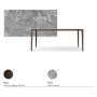 TAVOLO BOULEVARD KERAMIK DRIVE 160/220x90x75h - BASE BRONZE