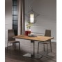 TAVOLO ELVIS WOOD 140x80x75h - BORD IRRÉGULIER (S)