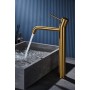 MONZA MITIGEUR LAVABO HAUT OR BROSSÉ