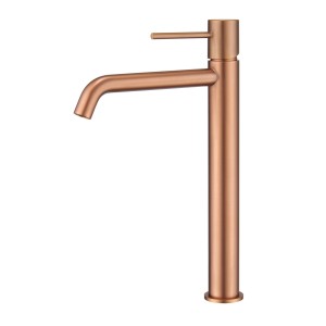 MONZA MITIGEUR LAVABO HAUT OR ROSE BROSSÉ
