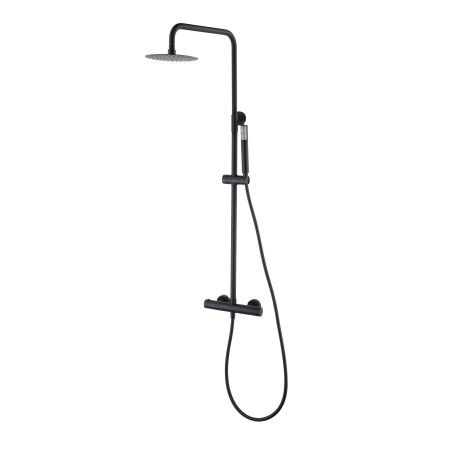 MONZA COLONNE DE DOUCHE THERMOSTATIQUE NOIR MAT