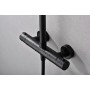 MONZA COLONNE DE DOUCHE THERMOSTATIQUE NOIR MAT