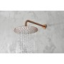 MONZA KIT DE DOUCHE ENCASTRÉ AVEC DÉVIATEUR AVEC SOFFIONE ET DOUCHETTE OR ROSE BROSSÉ