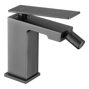 PISA MITIGEUR BIDET MONOCOMMANDE SANS VIDAGE BLACK GUN METAL