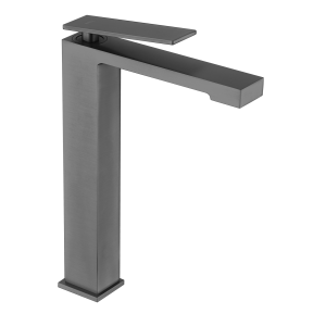 PISA MITIGEUR LAVABO HAUT MONOCOMMANDE SANS VIDAGE BLACK GUN METAL