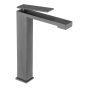 PISA MITIGEUR LAVABO HAUT MONOCOMMANDE SANS VIDAGE BLACK GUN METAL