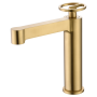 OLIMPO MITIGEUR LAVABO SANS VIDAGE OR BROSSÉ