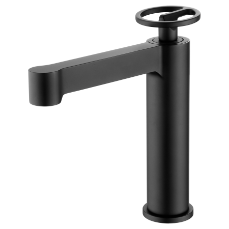 OLIMPO MITIGEUR LAVABO SANS VIDAGE NOIR MAT