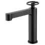 OLIMPO MITIGEUR LAVABO SANS VIDAGE NOIR MAT