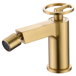 OLIMPO MITIGEUR BIDET SANS VIDAGE OR BROSSÉ