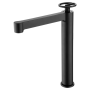 OLIMPO MITIGEUR LAVABO HAUT SANS VIDAGE NOIR MAT