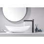 OLIMPO MITIGEUR LAVABO HAUT SANS VIDAGE NOIR MAT