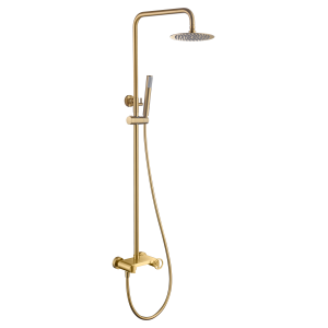 OLIMPO COLONNE DE DOUCHE MONOCOMMANDE OR BROSSÉ