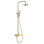 OLIMPO COLONNE DE DOUCHE MONOCOMMANDE OR BROSSÉ