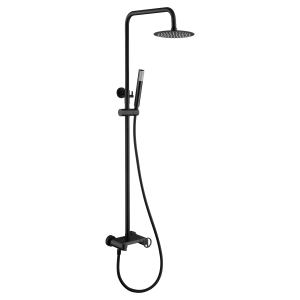 OLIMPO COLONNE DE DOUCHE MONOCOMMANDE NOIR MAT