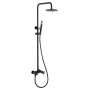 OLIMPO COLONNE DE DOUCHE MONOCOMMANDE NOIR MAT