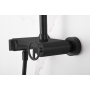 OLIMPO COLONNE DE DOUCHE MONOCOMMANDE NOIR MAT
