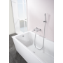 OLIMPO MITIGEUR DE BAIN EXTÉRIEUR CHROMÉ AVEC KIT DE DOUCHE