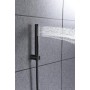 OLIMPO MITIGEUR DE BAIN EXTERNE NOIR MAT AVEC KIT DE DOUCHE