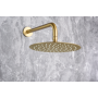 OLIMPO KIT DE DOUCHE AVEC MITIGEUR À DEUX VOIES OR BROSSÉ + SOFFIONE ET DOUCHETTE